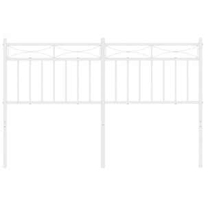 vidaXL Metal Headboard Bed Header with Back Support for Bedroom Furniture-45