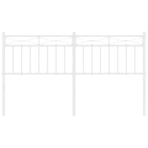 vidaXL Metal Headboard Bed Header with Back Support for Bedroom Furniture-7