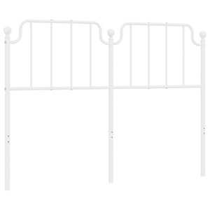 vidaXL Metal Headboard Black 76"-46