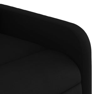 vidaXL Electric Massage Recliner Chair Black Fabric-7