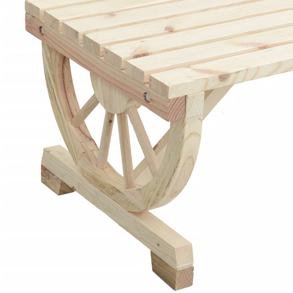 vidaXL 2 Piece Patio Lounge Set Solid Wood Fir-4