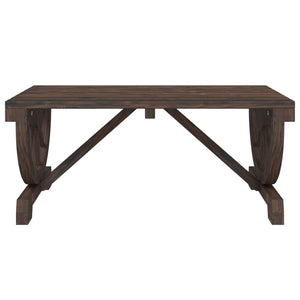 vidaXL Patio Coffee Table 35.4"x19.7"x15.7" Solid Wood Fir-4