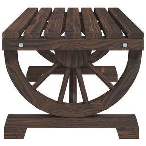 vidaXL Patio Coffee Table 35.4"x19.7"x15.7" Solid Wood Fir-5