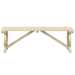 vidaXL Patio Bench 45.3" Solid Wood Fir-4