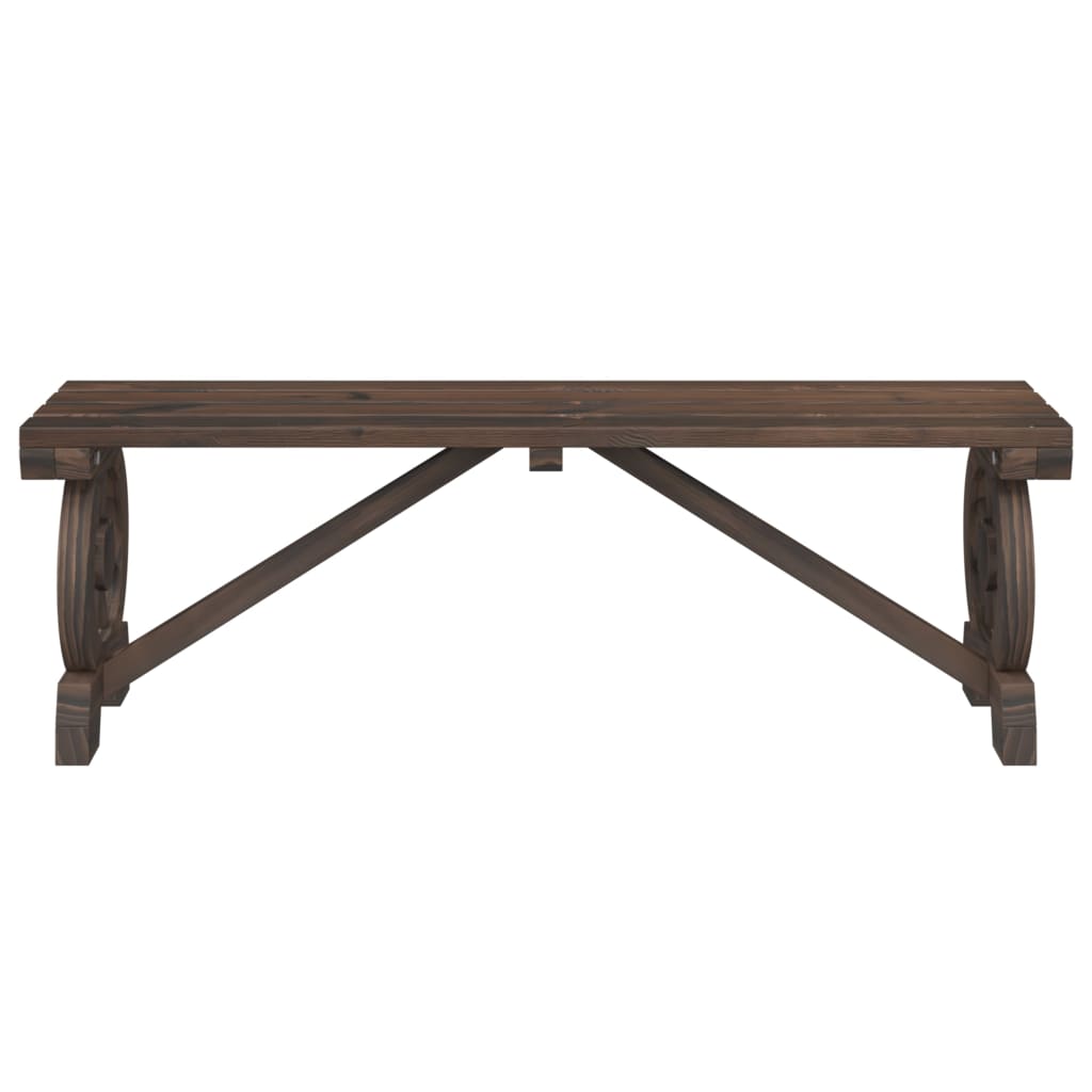 vidaXL Patio Bench 45.3" Solid Wood Fir-4