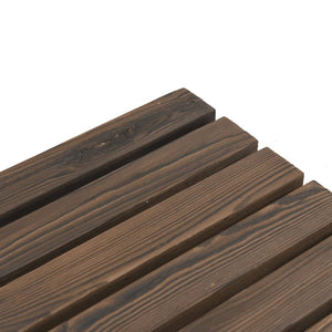 vidaXL Patio Table 45.3"x21.7"x25.6" Solid Wood Fir-8