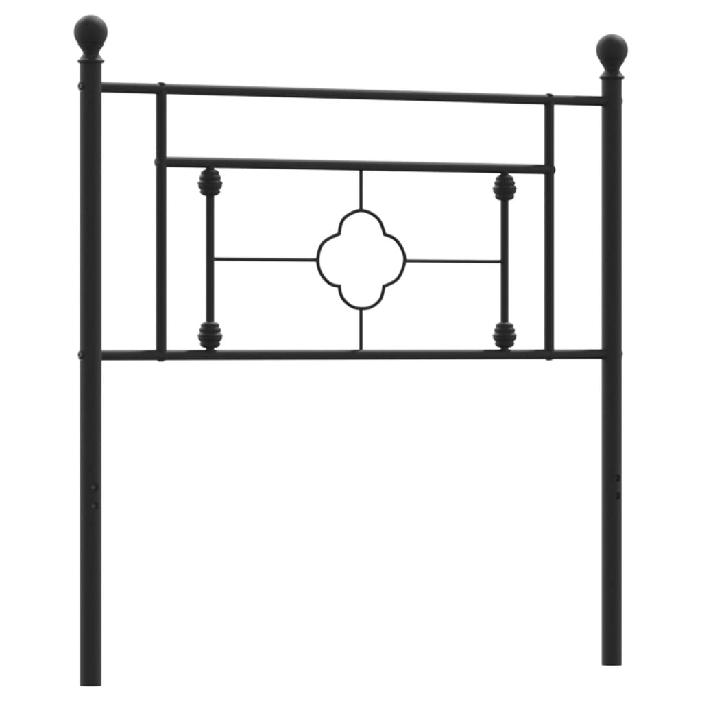 vidaXL Metal Headboard Bed Header Construction with Back Support Furniture-0