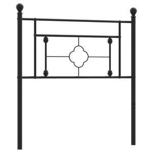 vidaXL Metal Headboard Bed Header Construction with Back Support Furniture-0