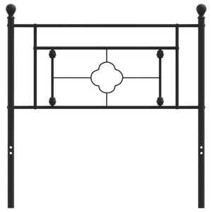 vidaXL Metal Headboard Bed Header Construction with Back Support Furniture-4