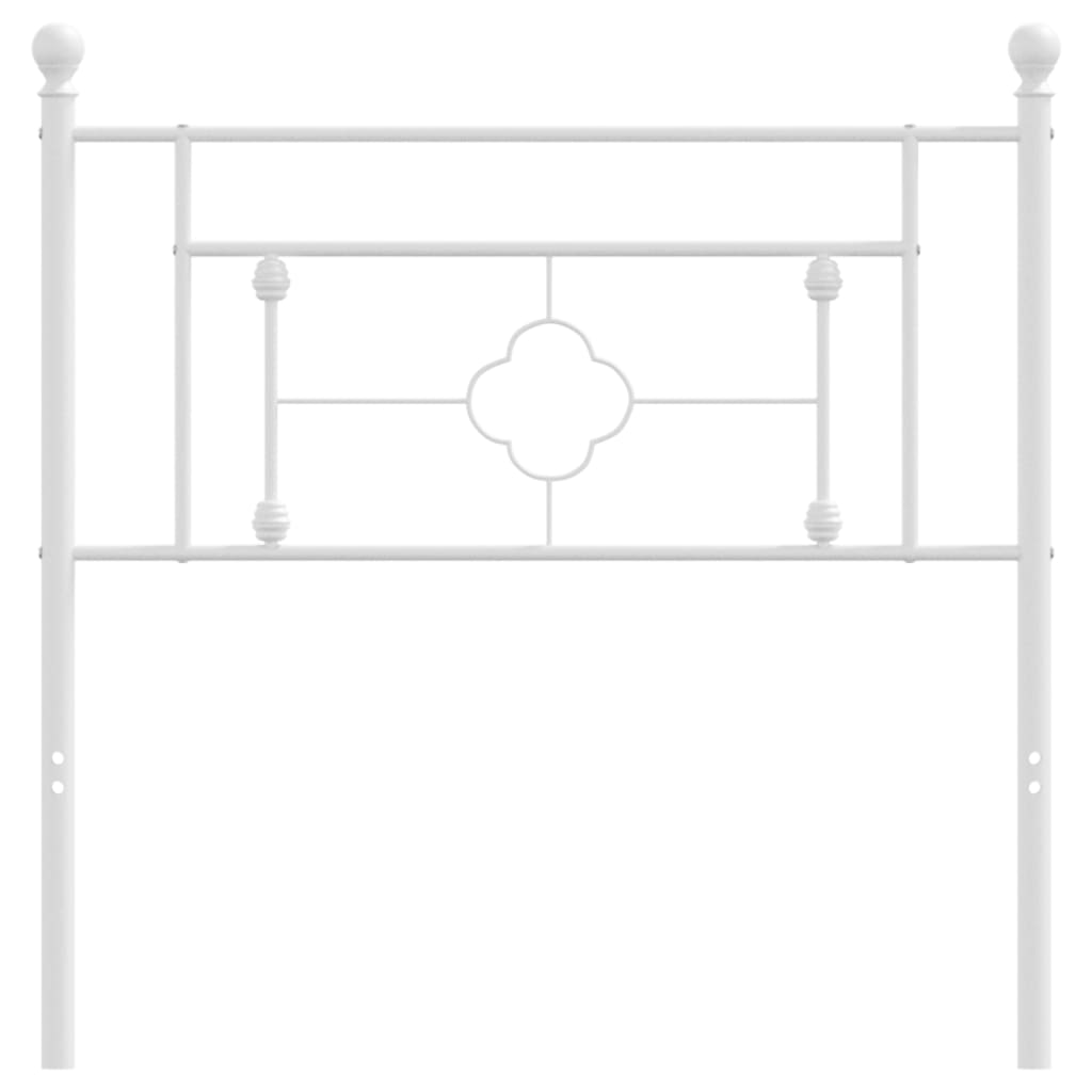 vidaXL Metal Headboard Bed Header Construction with Back Support Furniture-1