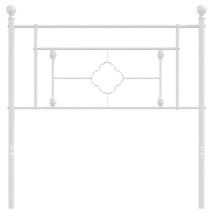 vidaXL Metal Headboard Bed Header Construction with Back Support Furniture-1