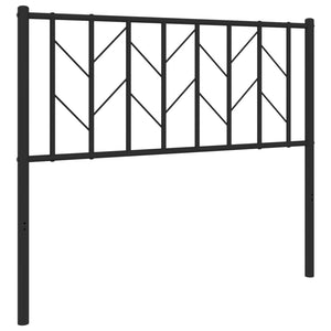 vidaXL Metal Headboard Metal Construction Bedroom Furniture with Back Support-4