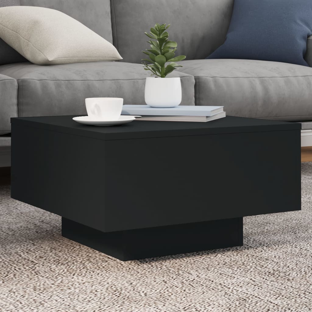 vidaXL Coffee Table with LED Lights Couch End Side Desk Living Room Furniture-54