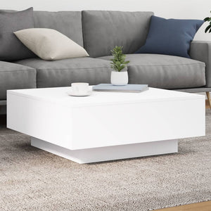 vidaXL Coffee Table with LED Lights Couch End Side Desk Living Room Furniture-48