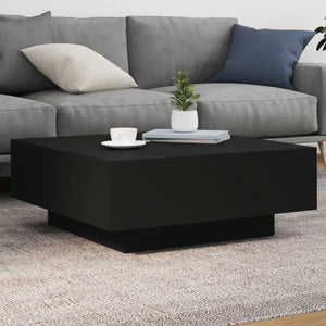 vidaXL Coffee Table with LED Lights Couch End Side Desk Living Room Furniture-80