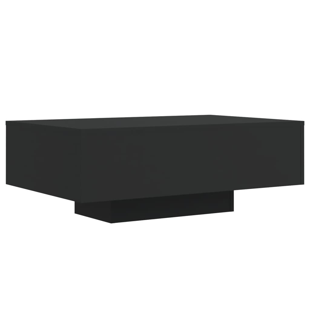 vidaXL Coffee Table with LED Lights Couch End Side Desk Living Room Furniture-3