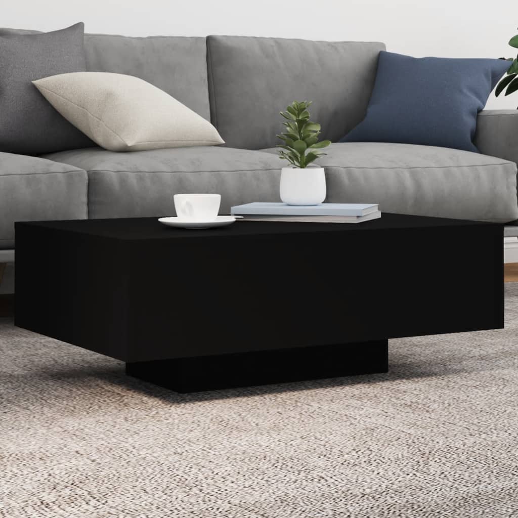 vidaXL Coffee Table with LED Lights Couch End Side Desk Living Room Furniture-13