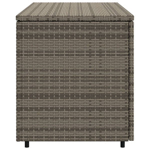 vidaXL Patio Storage Cabinet Beige 43.3"x21.7"x23.8" Poly Rattan-22