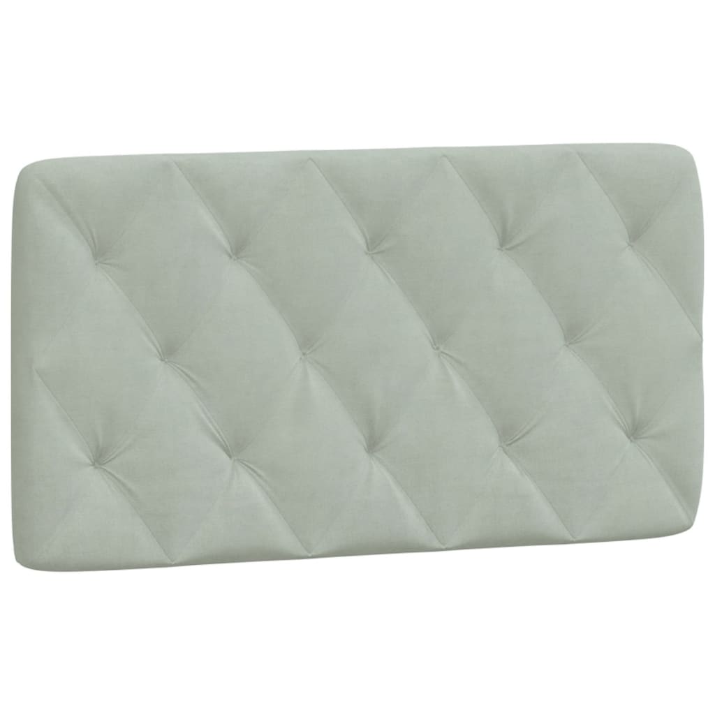 vidaXL Headboard Cushion Decorative Upholstered Pillow Back Bedroom Velvet-8