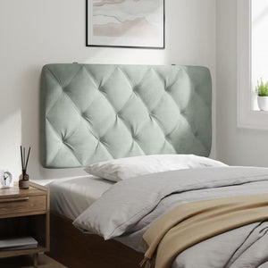 vidaXL Headboard Cushion Decorative Upholstered Pillow Back Bedroom Velvet-10