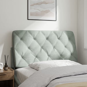 vidaXL Headboard Cushion Decorative Upholstered Pillow Back Bedroom Velvet-12