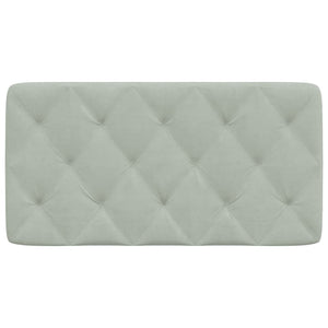 vidaXL Headboard Cushion Decorative Upholstered Pillow Back Bedroom Velvet-13