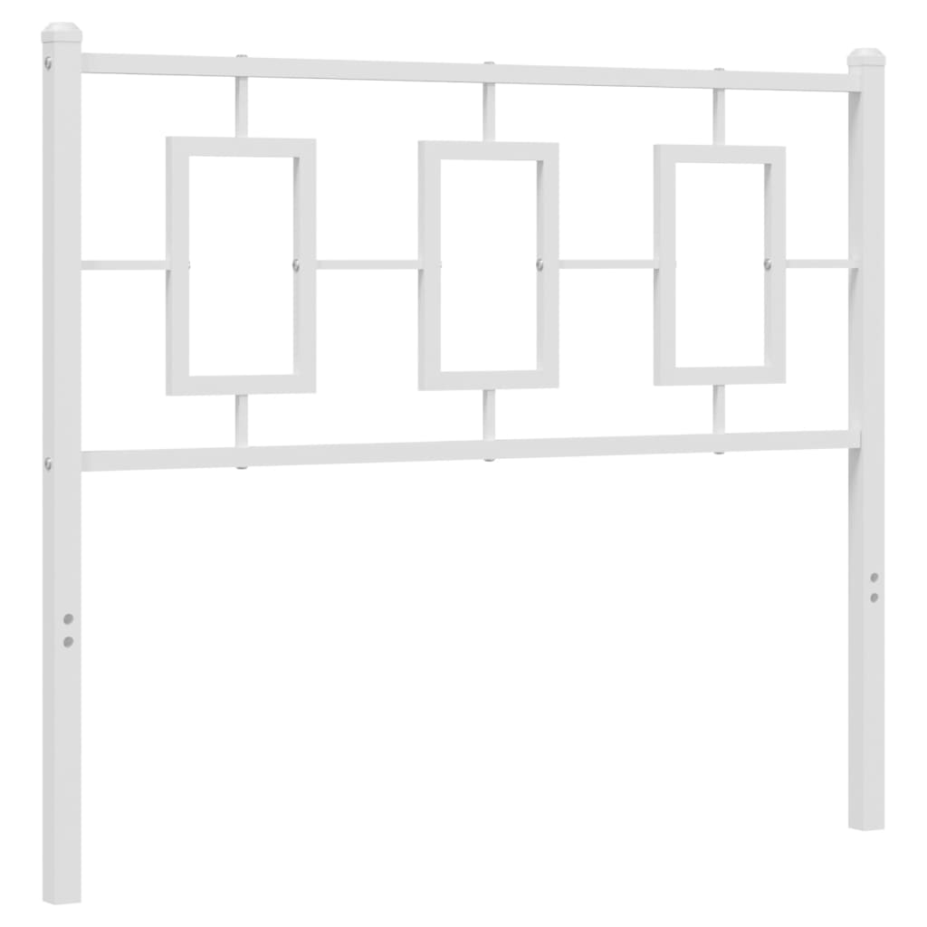 vidaXL Metal Headboard with Back Support Bed Header Single Bedroom Furniture-3