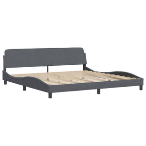 vidaXL Bed Frame with Headboard Mattress Foundation Bedroom Furniture Velvet-37