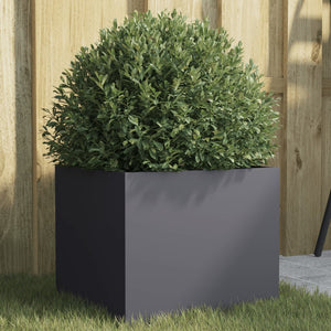 vidaXL Planter Stand Outdoor Raised Garden Bed for Vegetables Corten Steel-19