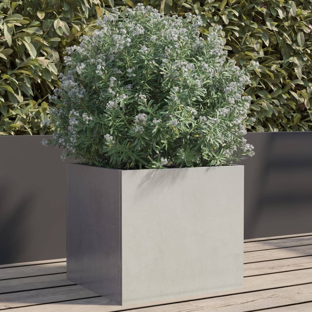 vidaXL Planter Stand Outdoor Raised Garden Bed for Vegetables Corten Steel-44