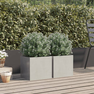 vidaXL Planter Stand Outdoor Raised Garden Bed for Vegetables Corten Steel-48