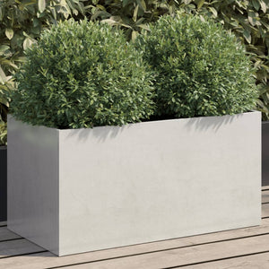vidaXL Planter Stand Outdoor Raised Garden Bed for Vegetables Corten Steel-24