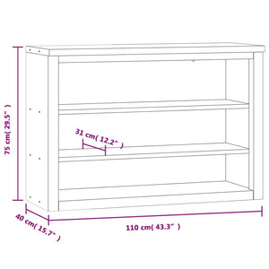 vidaXL Kitchen Wall Cabinet with Shelves Stainless Steel-0