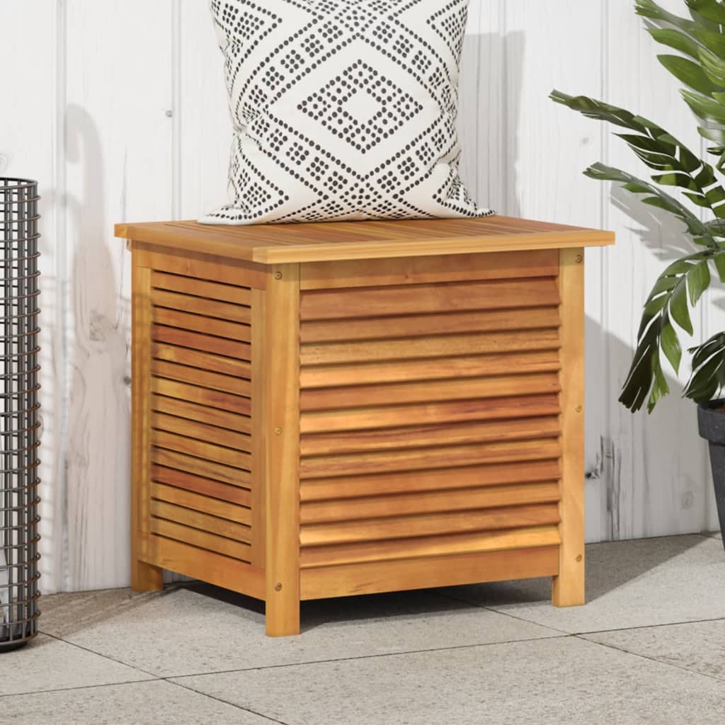 vidaXL Garden Storage Box with Louver Outdoor Furniture Solid Wood Acacia-10