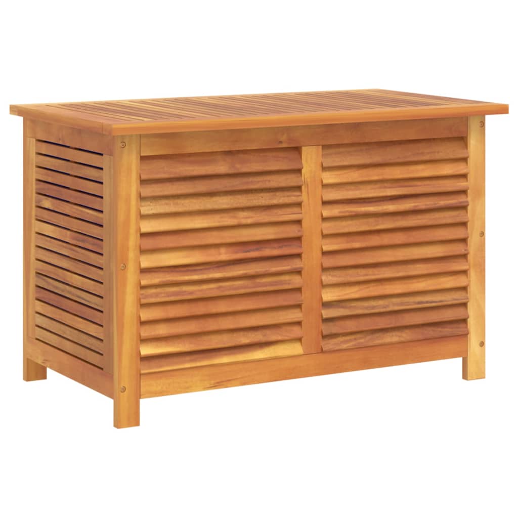 vidaXL Garden Storage Box with Louver Outdoor Furniture Solid Wood Acacia-14