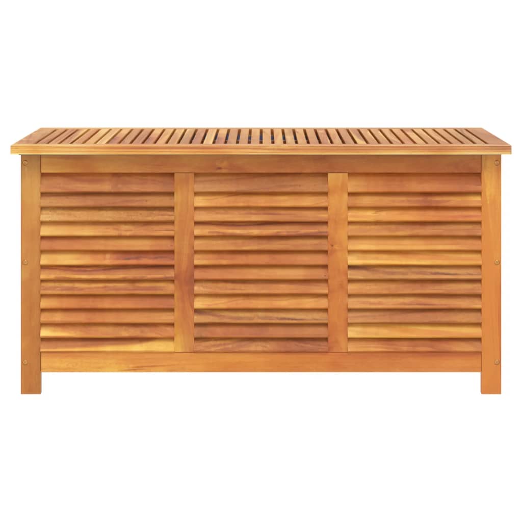 vidaXL Garden Storage Box with Louver Outdoor Furniture Solid Wood Acacia-42