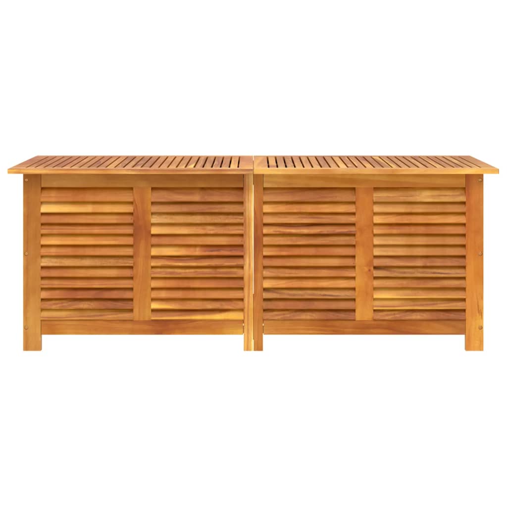 vidaXL Garden Storage Box with Louver Outdoor Furniture Solid Wood Acacia-29