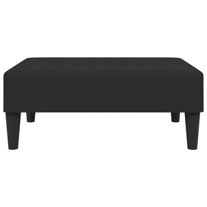 vidaXL 2-Seater Sofa Bed with Footstool Black Velvet-7