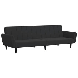 vidaXL 2-Seater Sofa Bed with Footstool Couch Living Room Furniture Velvet-9