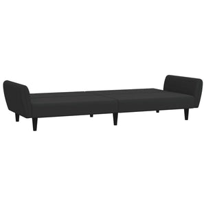 vidaXL 2-Seater Sofa Bed with Footstool Couch Living Room Furniture Velvet-12