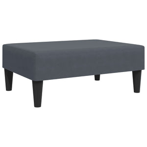 vidaXL Footstool Blue 30.3"x21.7"x12.2" Velvet-4