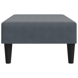 vidaXL Footstool Blue 30.3"x21.7"x12.2" Velvet-19