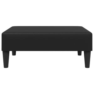 vidaXL Footstool Black 30.3"x21.7"x12.2" Faux Leather-4