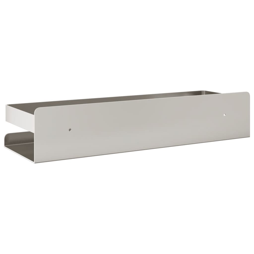 vidaXL Shower Shelf 9.1"x2.6"x2.4" Brushed 304 Stainless Steel-9