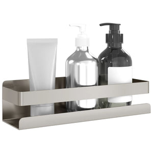 vidaXL Shower Shelf 9.1"x2.6"x2.4" Brushed 304 Stainless Steel-6