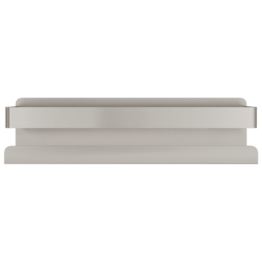 vidaXL Shower Shelf 9.1"x2.6"x2.4" Brushed 304 Stainless Steel-8