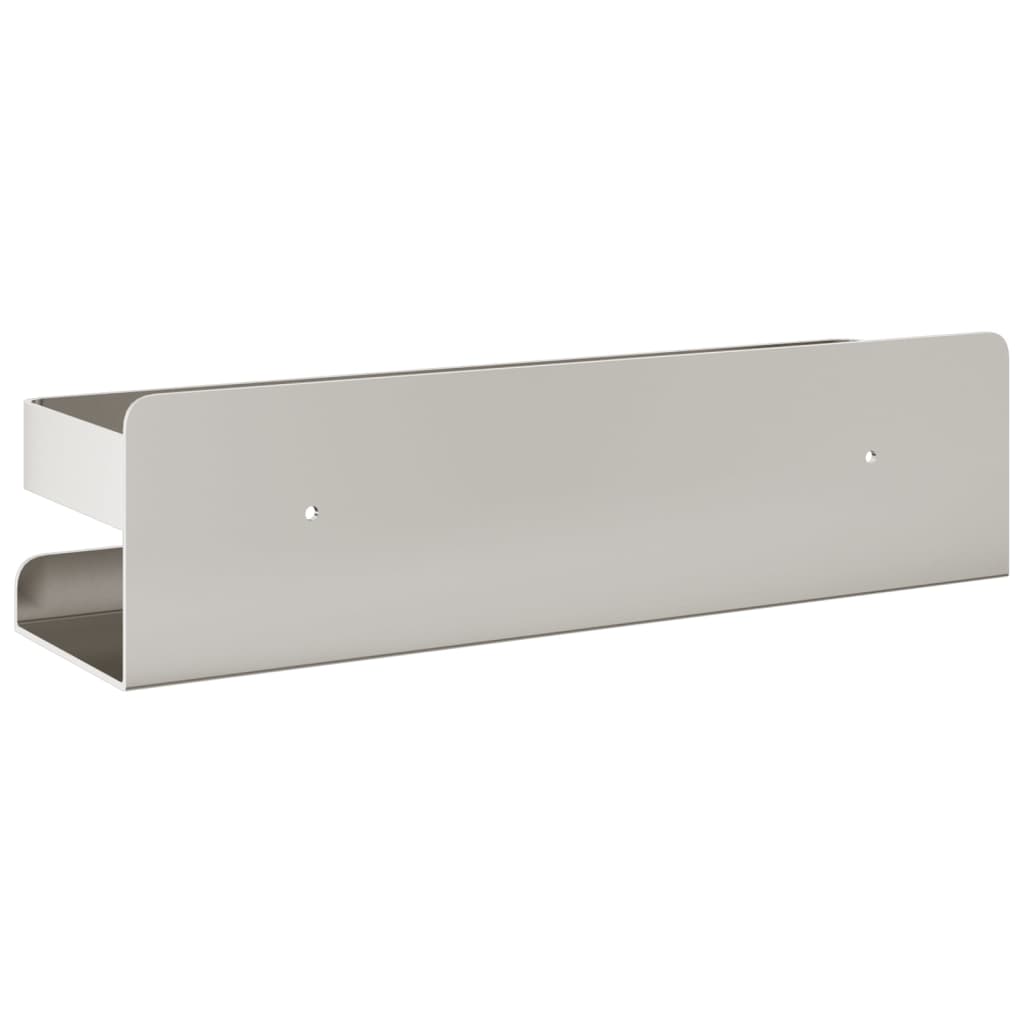 vidaXL Shower Shelf 9.1"x2.6"x2.4" Brushed 304 Stainless Steel-12