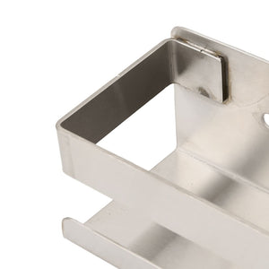 vidaXL Shower Shelf 9.1"x2.6"x2.4" Brushed 304 Stainless Steel-13