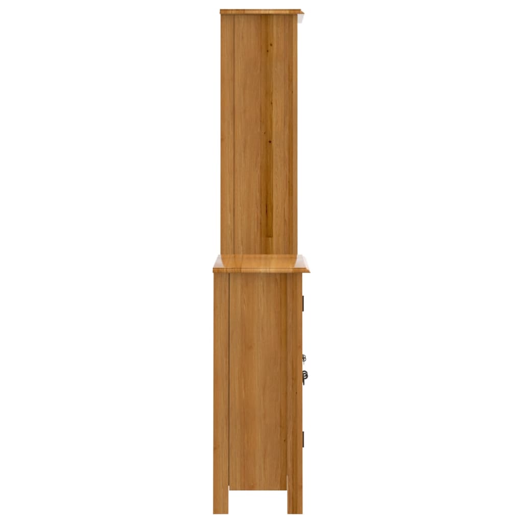 vidaXL 2 Piece Bathroom Furniture Set Solid Wood Pine-4