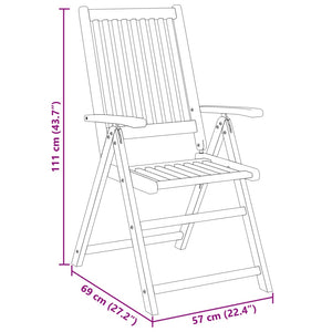 vidaXL 3 Piece Patio Dining Set Solid Wood Acacia-7